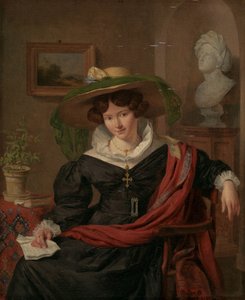 Porträt von Carolina Frederica Kerst, Frau von Louis Royer