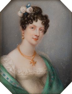 Porträt von Georgina Viscountess Newport, später Countess of Bradford von Charlotte Jones
