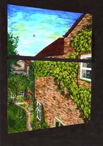 Ein Blick durch mein Fenster, 2020 von Charlotte Orr