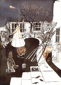 Elfen im Garten von Charlotte Orr