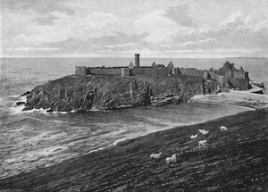 St. Patricks Insel, Peel, Isle of Man, ca. 1896 von Chester Vaughan