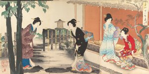 Chiyoda-Schloss Album der Frauen von Chikanobu Yoshu
