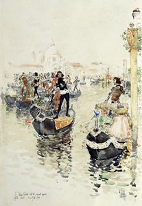 Eine venezianische Regatta