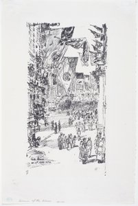 Allee der Verbündeten, Stadtstraße (5th Ave) von Childe Frederick Hassam