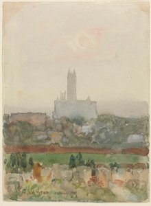 Kathedrale von Canterbury von Childe Frederick Hassam