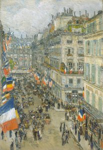 Vierzehnter Juli, Rue Daunou von Childe Frederick Hassam