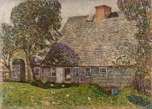Das alte Mulford-Haus, East Hampton von Childe Frederick Hassam