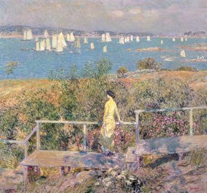 Yachten, Gloucester von Childe Frederick Hassam