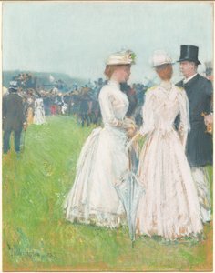 Au Grand Prix de Paris von Childe Hassam