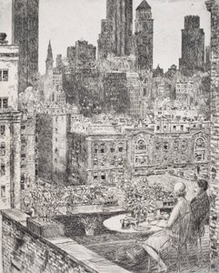 New York Frühling 1931 von Childe Hassam