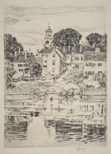 Der Kirchturm, Portsmouth von Childe Hassam