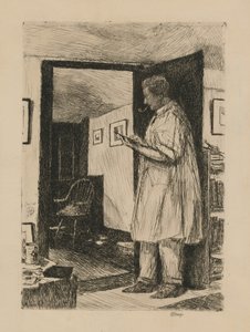 Der Radierer von Childe Hassam