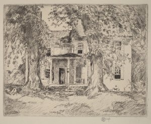 Washingtons Hauptquartier in der Nähe von Valley Forge von Childe Hassam