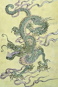 Ein chinesischer Drache von Chinese School