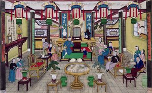 Ein Zimmer im Haus von Herrn Kong, einem Pekinger Kaufmann