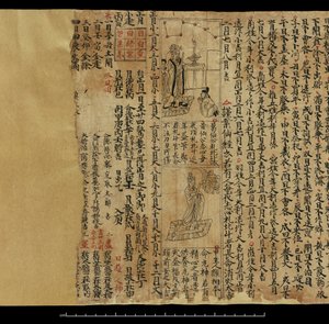 Almanach, Dunhuang Mogao von Chinese School