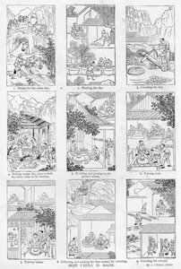 Porzellanherstellung von Chinese School
