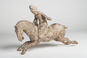 Polo-Spieler, 7. - 8. Jahrhundert von Chinese School
