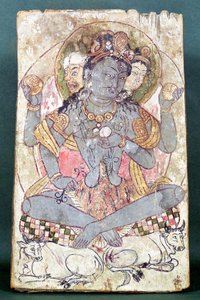 Shiva aus Dandan-Uiliq, Khotan, ca. 500-527 v. Chr.