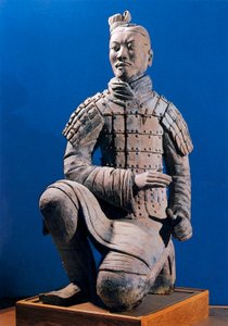 Terrakotta-Armee-Krieger, Mausoleum von Kaiser Qin Shi Huang, 3. Jahrhundert v. Chr. (Foto)