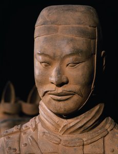 Terrakotta-Armee-Krieger, Mausoleum des Kaisers Qin Shi Huang, 3. Jahrhundert v. Chr. (Foto)