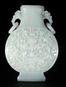 Kaiserliche Mondflasche, Qianlong von Chinese School Chinese School