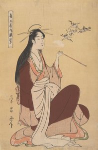 Kurtisane Komurasaki aus dem Tsunotamaya-Haus