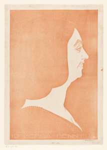 Porträt von Gerda Henny von Chris Lebeau (signed by artist)