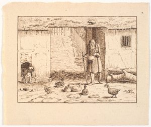 Illustration zu St. St. Blicher, Die drei Heiligenabende von Christen Dalsgaard