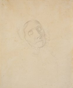 Alte Frau. Studienkopf von Christen Købke