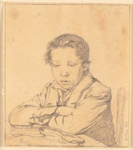 Lesender Junge (Fritz Feilberg)