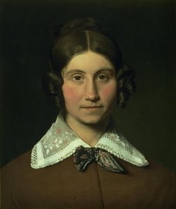 Porträt von Emilie Krohn, geb. Købke, der Schwägerin des Künstlers
