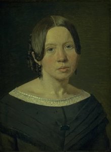 Porträt der Schwägerin des Künstlers Johanne Elisabeth Købke, geb. Sundbye