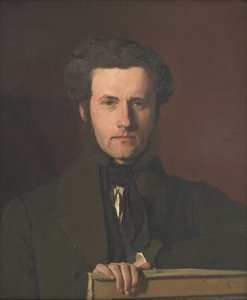 Porträt des Dekorationskünstlers G.C. Hilker von Christen Købke