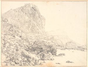 Blick auf Marina Piccola auf Capri von Christen Købke