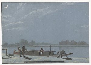 Das Ankommen des Weesper Bootes an der Buiten Amstel (Tagebuch, 19. November) von Christiaan Andriessen