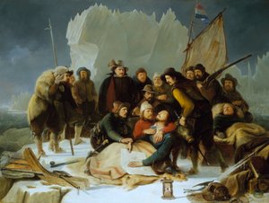 Der Tod von Willem Barents, 20. Juni 1597 von Christiaan Julius Lodewyck Portman