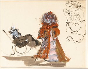 Studien von Frauen von Christian (attr. to) Berard