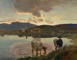 Nach Sonnenuntergang von Christian Eriksen Skredsvig