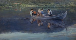 Mittsommerabend von Christian Eriksen Skredsvig