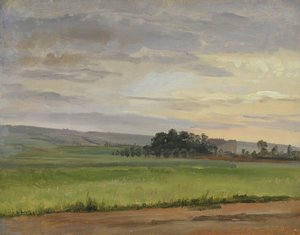 Ein Kornfeld in der Nähe von Dresden, 1833 von Christian Friedrich Gille