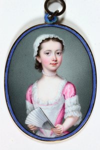 Lady Henrietta Cavendish Bentinck, später Gräfin von Stamford, 1741 von Christian Friedrich Zincke