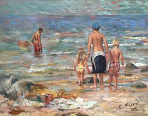 Strandszene, 2006 von Christian Furr