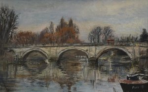 Ewiger Herbst, Rote Blätter - Richmond Bridge