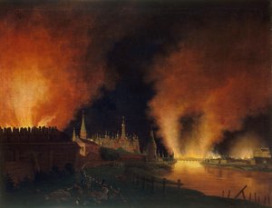 Brand von Moskau am 15. September 1812 Die Franzosen in Moskau, 1812-1817