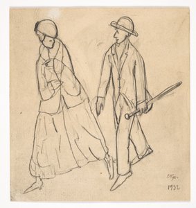 Zwei Figuren von Christian Kongstad Petersen