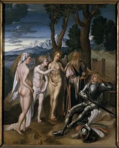 Das Urteil des Paris, ca. 1620 von Christian Richter