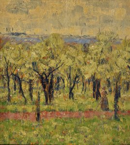 Blühende Obstplantage von Christian Rohlfs