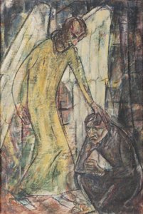 Gethsemane / Christus in Gethsemane von Christian Rohlfs