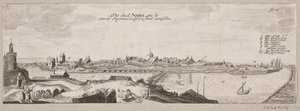 Ansicht von Narva vom Fluss aus von Christian Rothgiesser